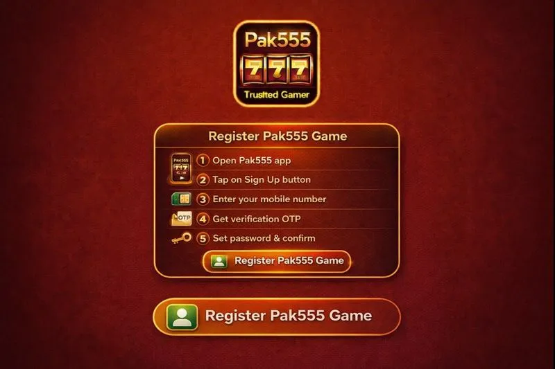 Register pak 555 app